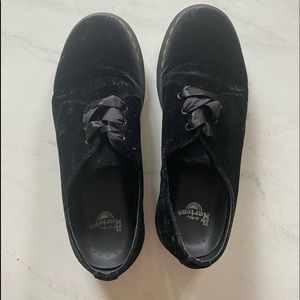 Dr Martens Black Velvet Size 41 UK/9 US